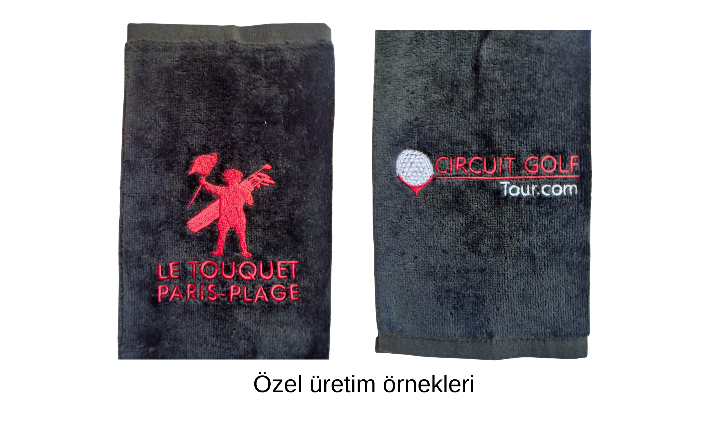 NAKIŞLI GOLF HAVLUSU / %100 pamuk